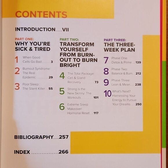 3 Week Detox Plan Hardcover Book For Weight Loss & Energy- Jackie Warner - Picture 10 of 10